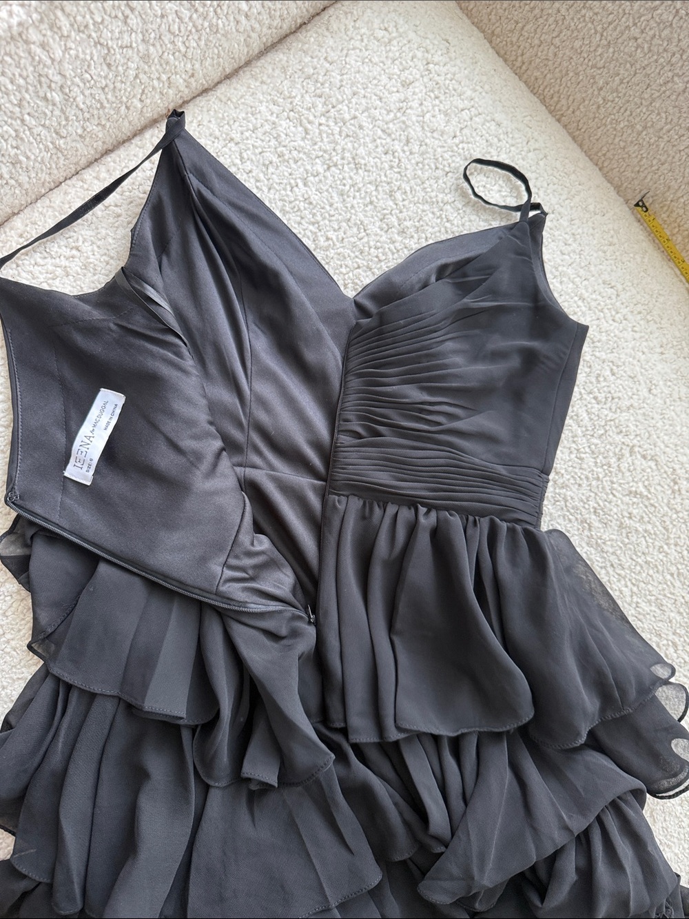 Mac Duggal Leena Sleeveless Tiered Ruffle Gown Size 6 - Picture 10 of 15